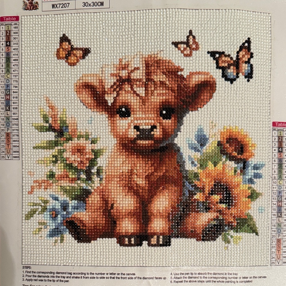 Cute Cow Diamond Painting Kit